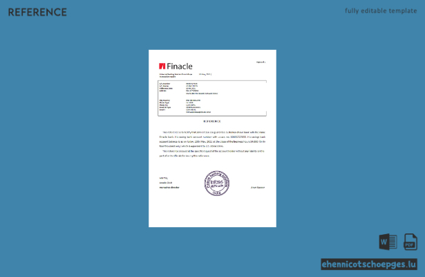 Vorschau der Referenzbeispiele der indischen Finacle Bank